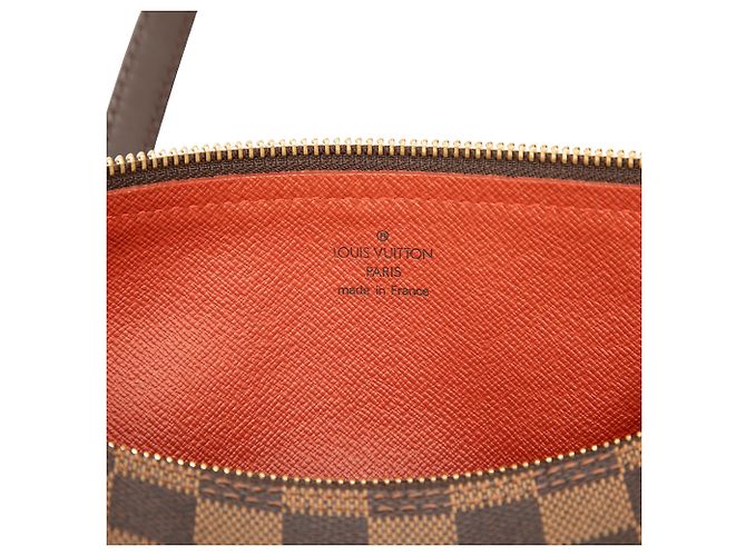 Louis Vuitton Papillon 30 in Damier Ébène marrone - vista 5