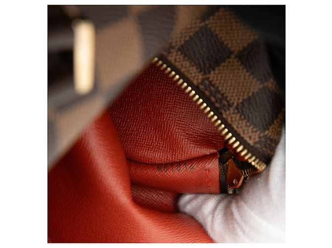 Louis Vuitton Papillon 30 in Damier Ébène marrone - vista 6