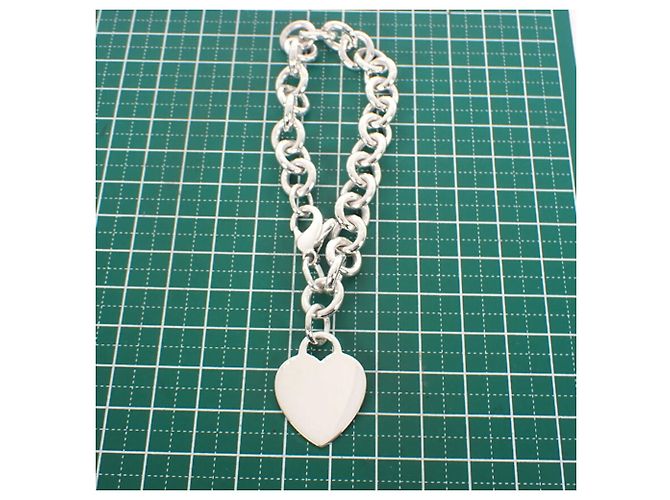 Tiffany & Co Bracciale charm con tag a forma di cuore in argento 925 Tiffany - vista 10