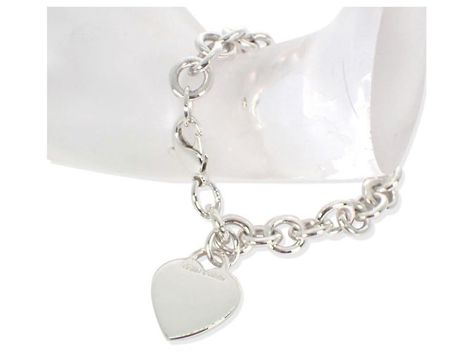 Tiffany & Co Bracciale charm con tag a forma di cuore in argento 925 Tiffany - vista 2