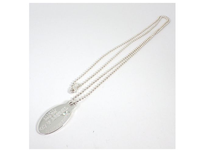 Return to Tiffany Tiffany & Co Langer Anhänger Oval Tag Rückkehr zu Tiffany 925 - Ansicht 5