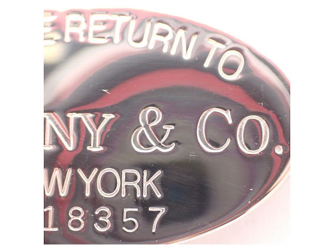 Return to Tiffany Tiffany & Co Langer Anhänger Oval Tag Rückkehr zu Tiffany 925 - Ansicht 8