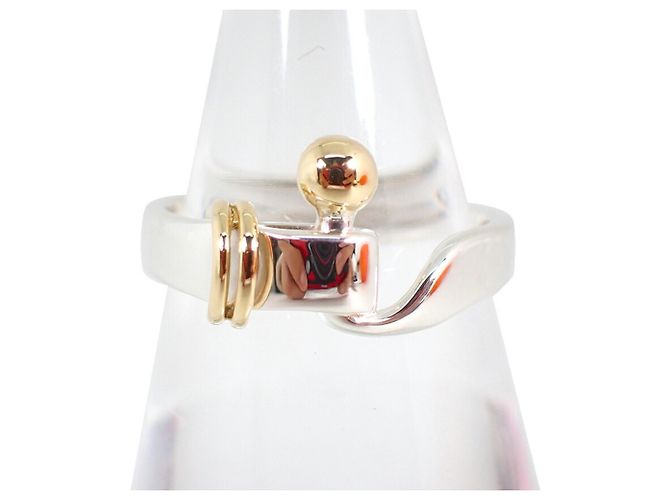 Tiffany & Co Anello in argento sterling e oro giallo Tiffany - vista 2