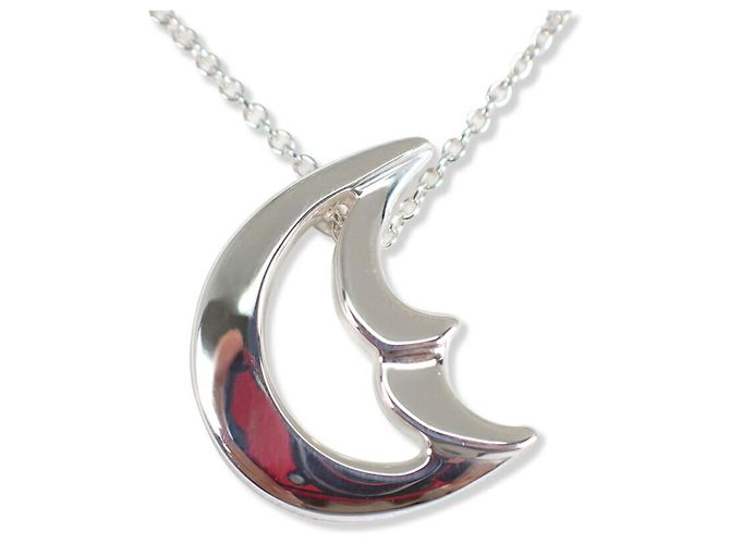 Tiffany & Co Collana Pendente Luna Crescente Tiffany 925 - vista 2