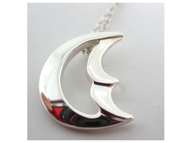 Tiffany & Co Collana Pendente Luna Crescente Tiffany 925 - vista 6