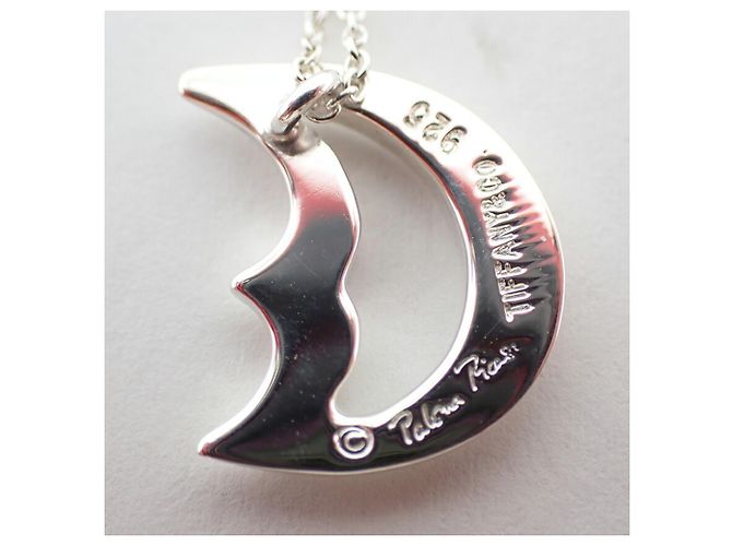 Tiffany & Co Collana Pendente Luna Crescente Tiffany 925 - vista 8