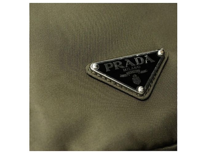 Prada Nylon-Rucksack in khakifarbenem Camouflage - Ansicht 6