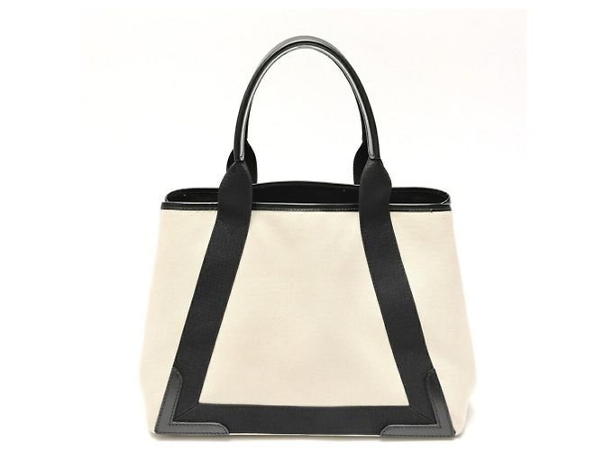 Borsa M Cabas Navy di Balenciaga Nero - vista 3