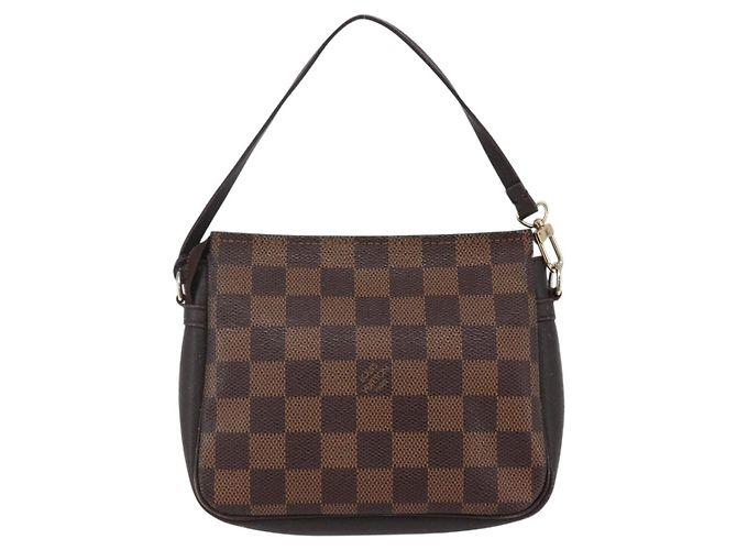 Neceser de Maquillaje Louis Vuitton en Lona Damier Castaño - vista 2