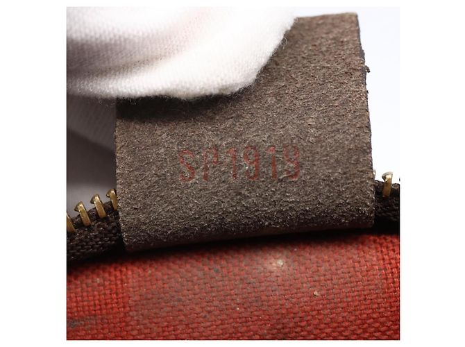 Neceser de Maquillaje Louis Vuitton en Lona Damier Castaño - vista 6
