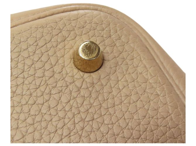 Borsa a mano Hermès Picotin Lock MM Trench Marrone - vista 12
