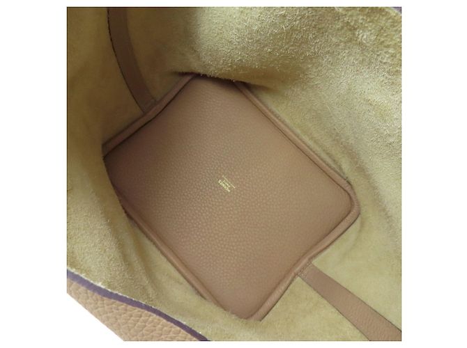 Borsa a mano Hermès Picotin Lock MM Trench Marrone - vista 5