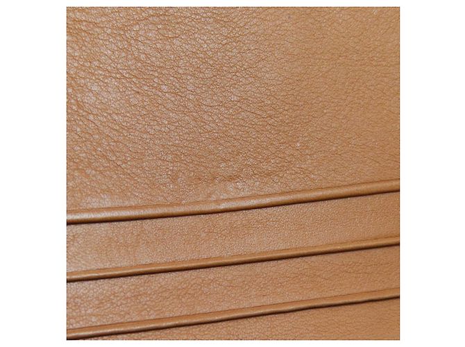 Carteira bifold vertical em couro marrom e verde Loewe - vista 13