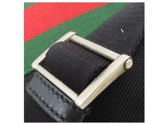 Borsa a Spalla Gucci Sherry Line Nero - vista 18