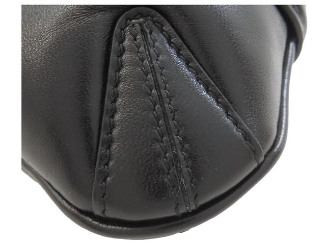 Borsa a mano Gucci Horsebit piccola in pelle di vitello nera Nero - vista 19