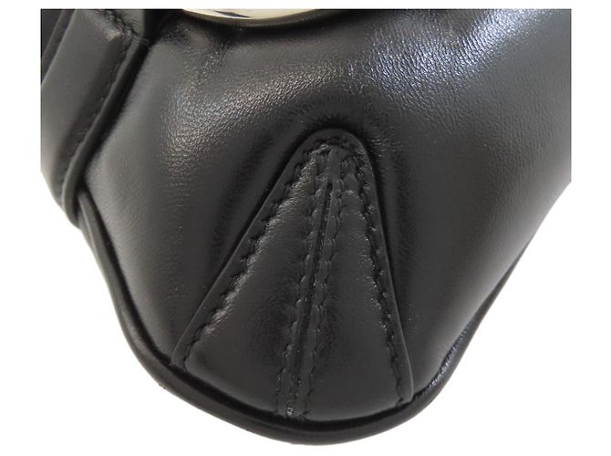 Borsa a mano Gucci Horsebit piccola in pelle di vitello nera Nero - vista 20