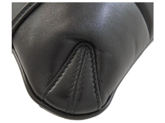 Borsa a mano Gucci Horsebit piccola in pelle di vitello nera Nero - vista 22