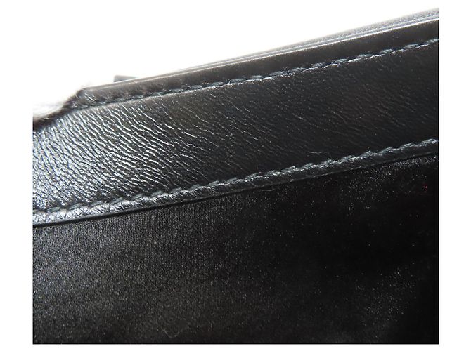 Borsa a mano Gucci Horsebit piccola in pelle di vitello nera Nero - vista 9