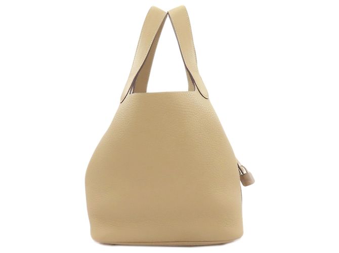 Hermès Picotin Lock MM Handtasche Beige - Ansicht 3