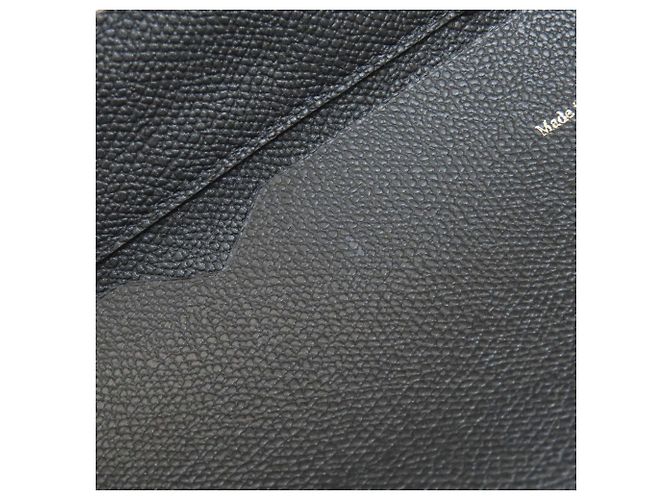Valextra Border Tote Bag aus Canvas Schwarz Weiß Marineblau - Ansicht 11