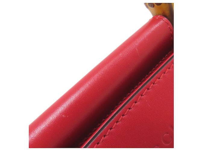Gucci 470271 Borsa 2 in 1 Bamboo Nim Fair Rosso - vista 14