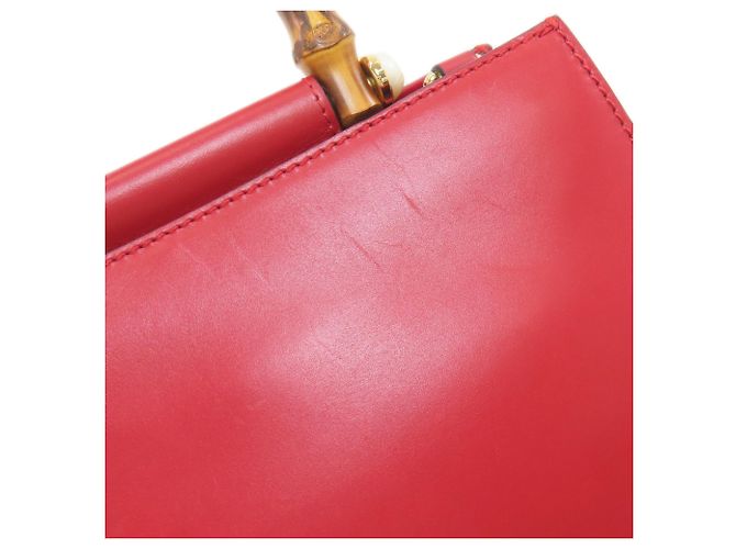 Gucci 470271 Borsa 2 in 1 Bamboo Nim Fair Rosso - vista 20