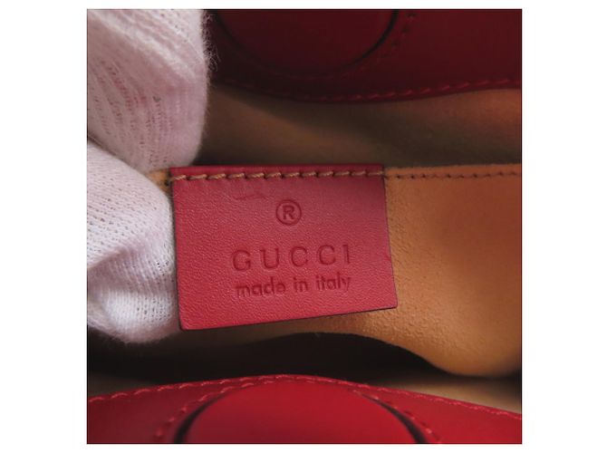 Gucci 470271 Borsa 2 in 1 Bamboo Nim Fair Rosso - vista 7