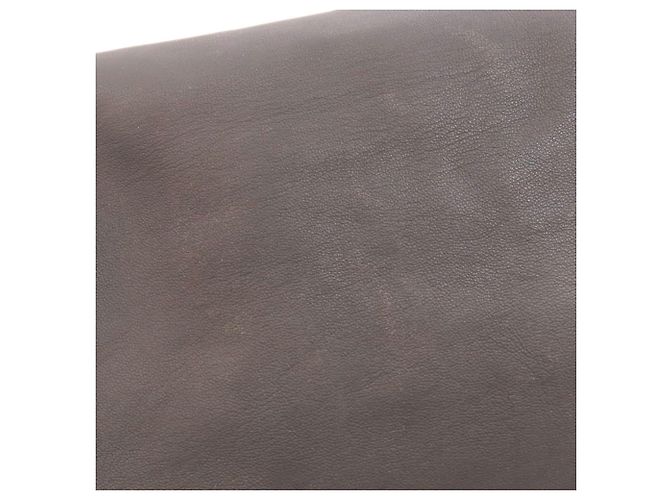Borsa a spalla in pelle di agnello con catena Chanel Grigio antracite - vista 15
