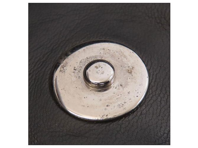 Borsa a spalla in pelle di agnello con catena Chanel Grigio antracite - vista 19