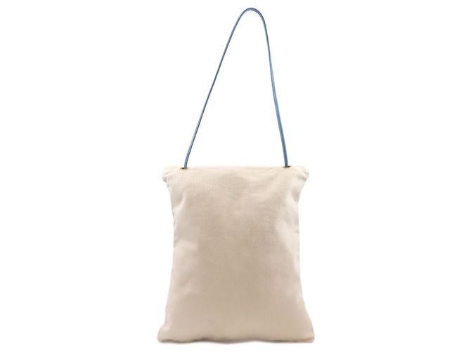 Borsa a Spalla Aline MM di Hermès Bianco Blu - vista 2