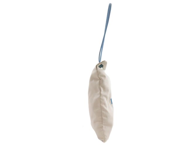 Borsa a Spalla Aline MM di Hermès Bianco Blu - vista 3