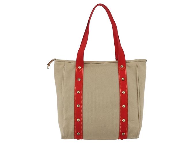 Louis Vuitton Antigua Tote aus Canvas MM Beige - Ansicht 2