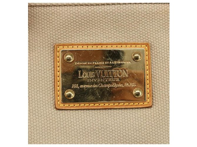 Louis Vuitton Antigua Tote aus Canvas MM Beige - Ansicht 6