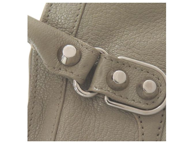Borsa Balenciaga Classic Metallic Edge City S Marrone - vista 20