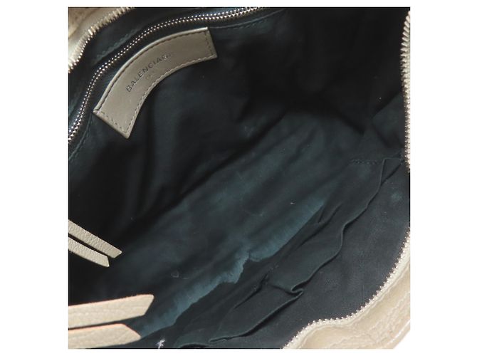 Borsa Balenciaga Classic Metallic Edge City S Marrone - vista 5