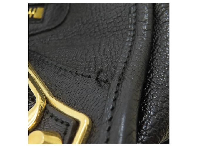 Borsa mini City Classic Metallic Edge 390160 di Balenciaga Nero - vista 17