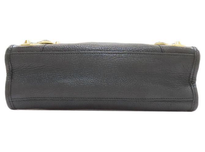 Borsa mini City Classic Metallic Edge 390160 di Balenciaga Nero - vista 4