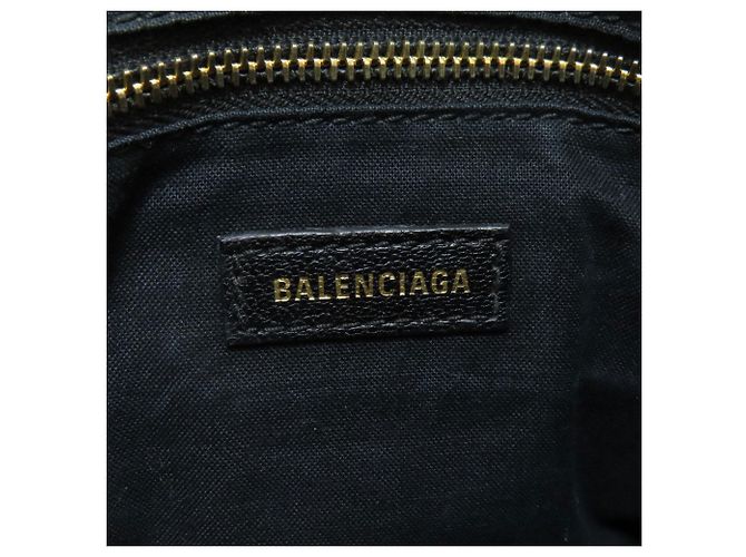 Borsa mini City Classic Metallic Edge 390160 di Balenciaga Nero - vista 6