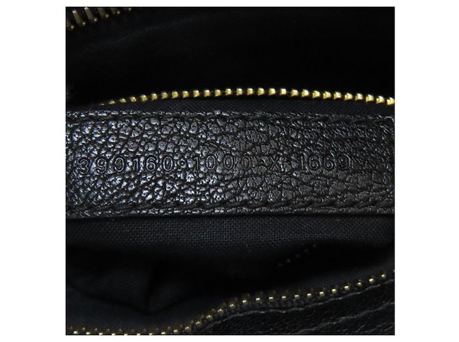 Borsa mini City Classic Metallic Edge 390160 di Balenciaga Nero - vista 7