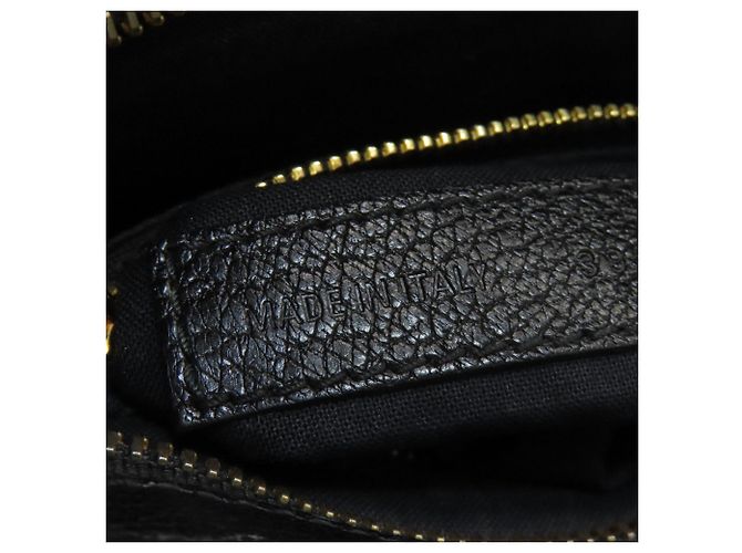 Borsa mini City Classic Metallic Edge 390160 di Balenciaga Nero - vista 8