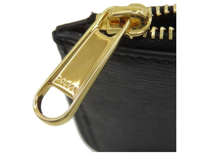 Monedero de cuero Gucci Negro - vista 13
