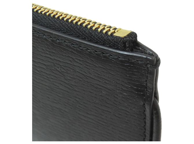 Monedero de cuero Gucci Negro - vista 15