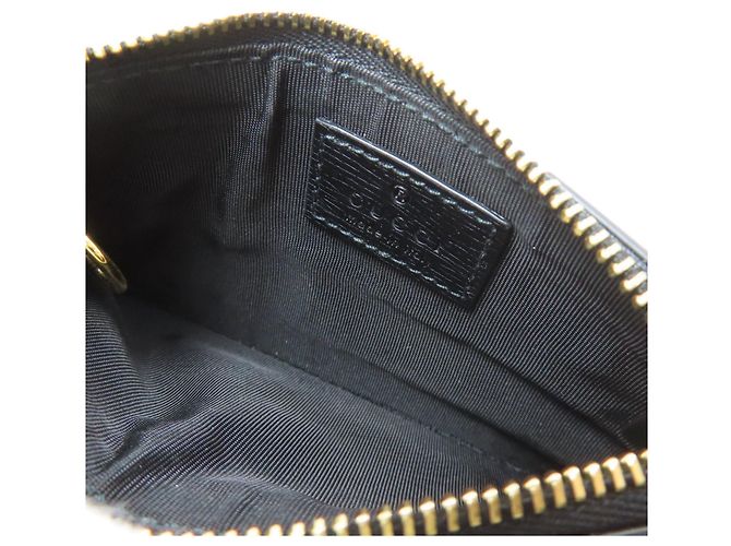 Monedero de cuero Gucci Negro - vista 4