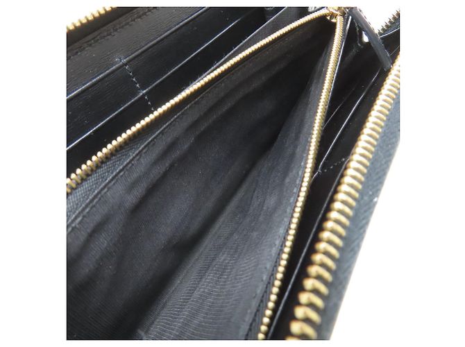Gucci Horsebit Leder Langbörse Schwarz - Ansicht 5