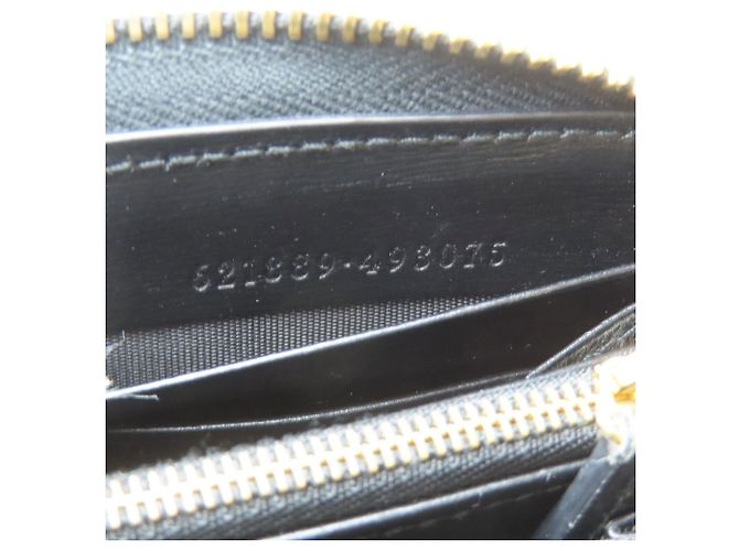 Gucci Horsebit Leder Langbörse Schwarz - Ansicht 7