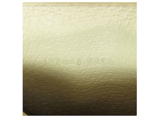 Chaveiro de lona e couro marrom Gucci - vista 7