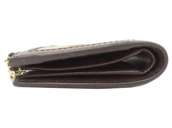 Gucci braune Canvas Bifold-Brieftasche - Ansicht 3