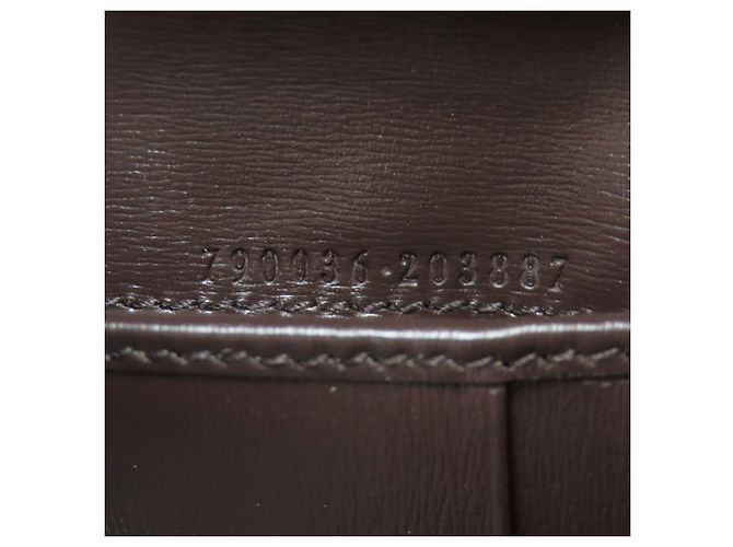 Gucci braune Canvas Bifold-Brieftasche - Ansicht 8