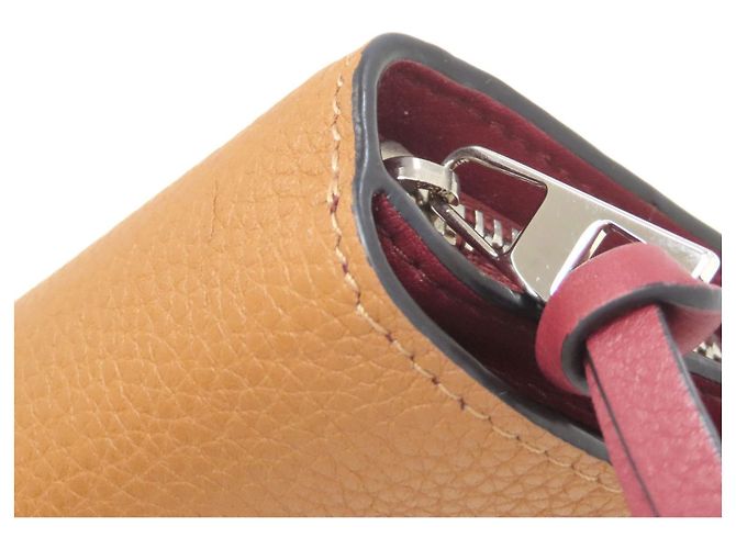 Billetera de cuero plegable Loewe en marrón Castaño - vista 20