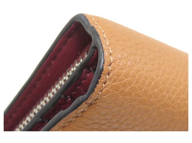 Billetera de cuero plegable Loewe en marrón Castaño - vista 21